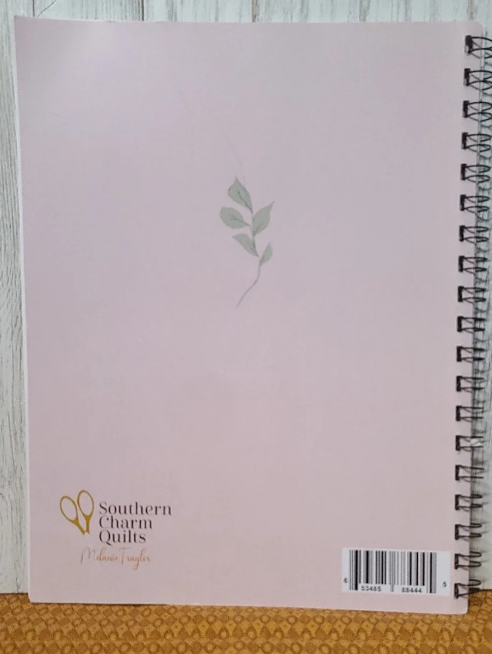 Quilting Journal — Spiral Softcover Pink Notebook for Notes & Planning NWT